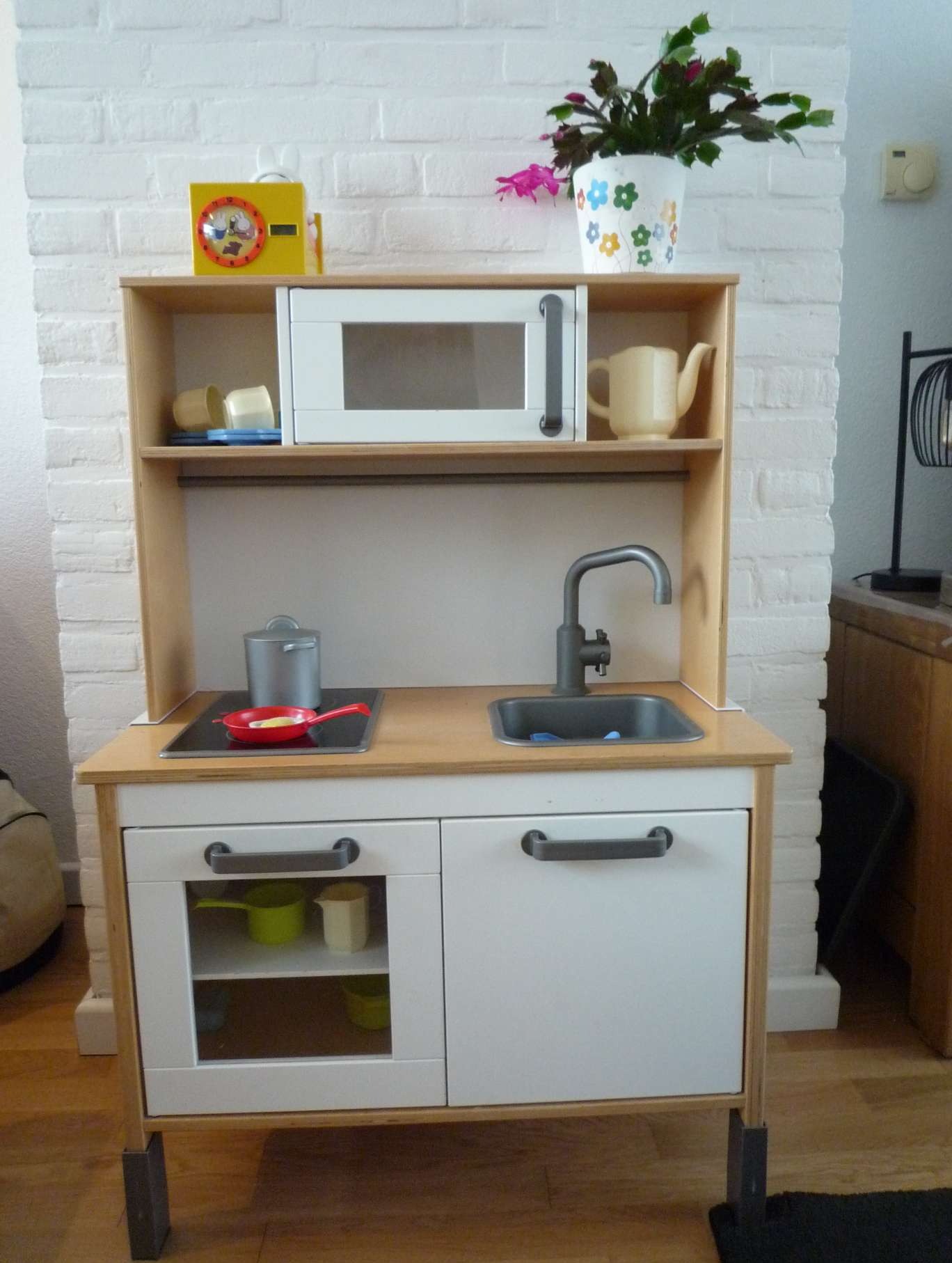 gezellig eten koken met de kinderen 