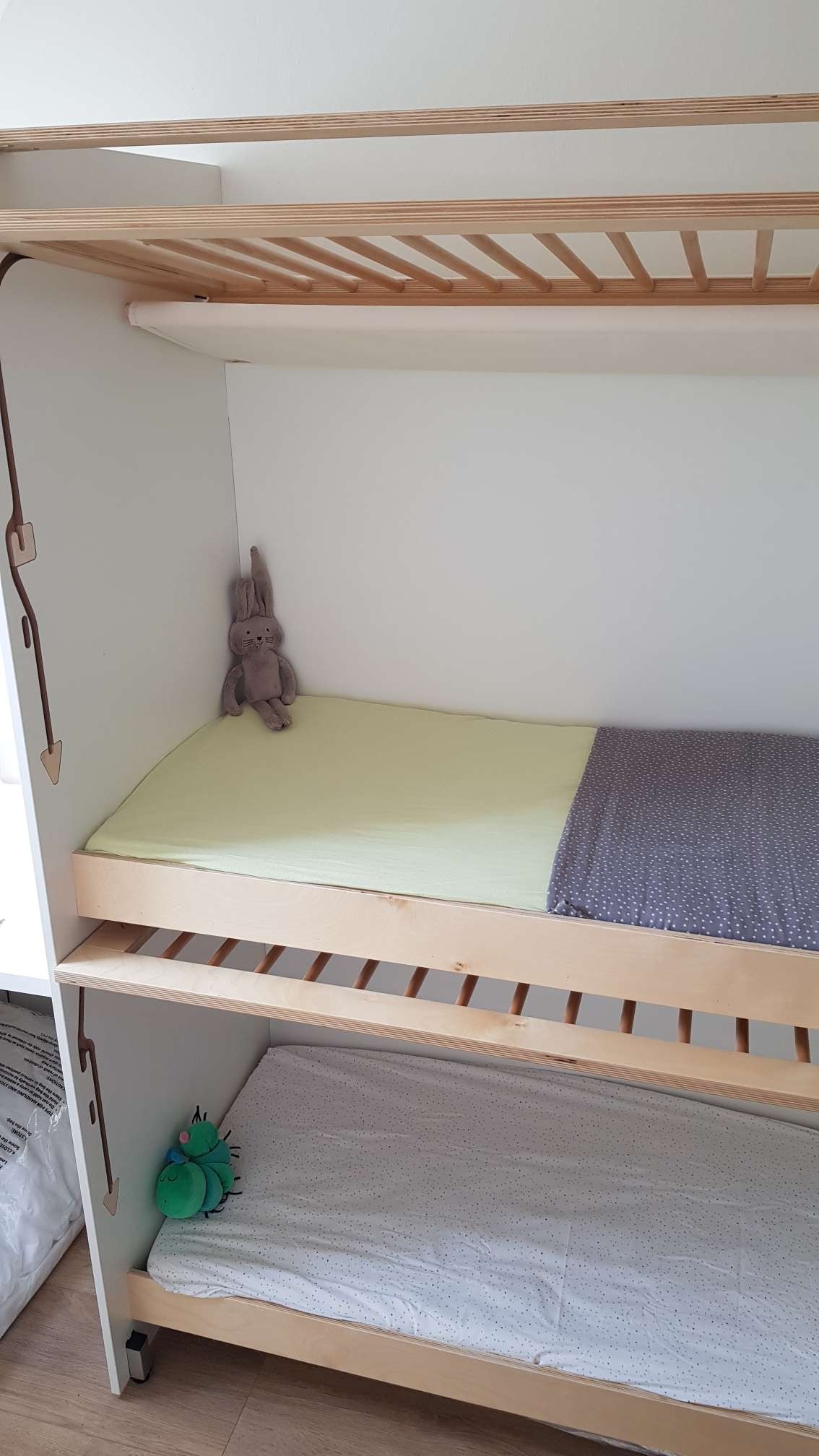 slaapkamer 2, met stapelledikant