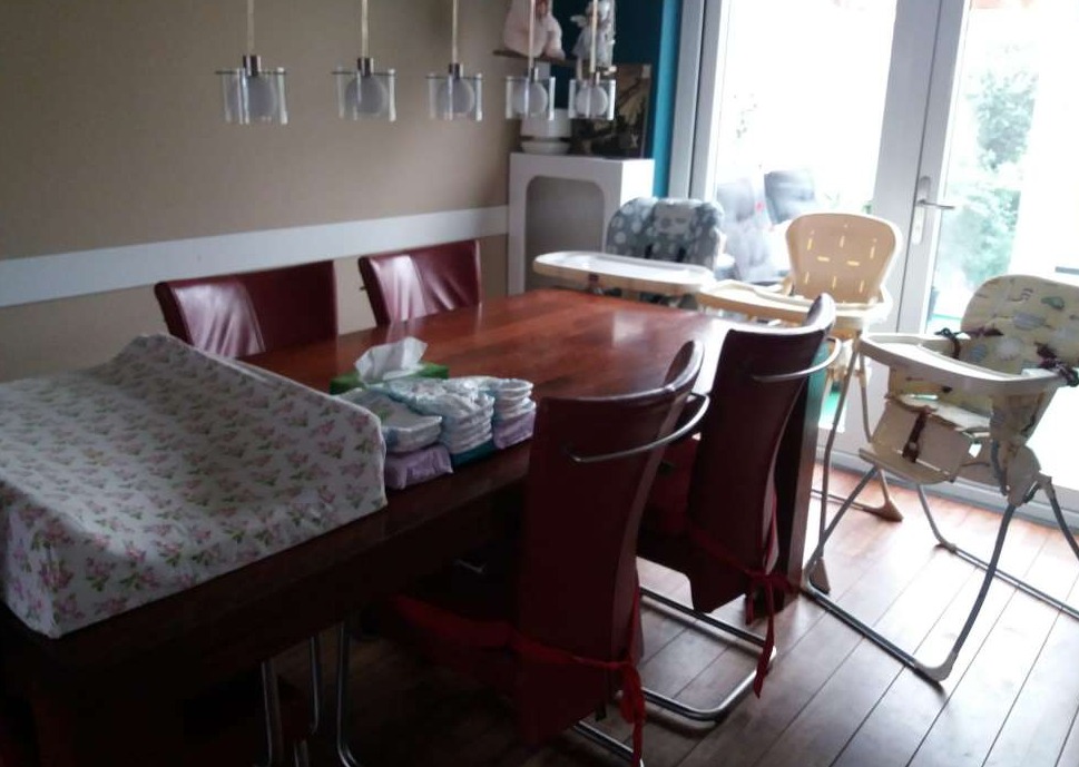 eethoek en verschoningsgedeelte