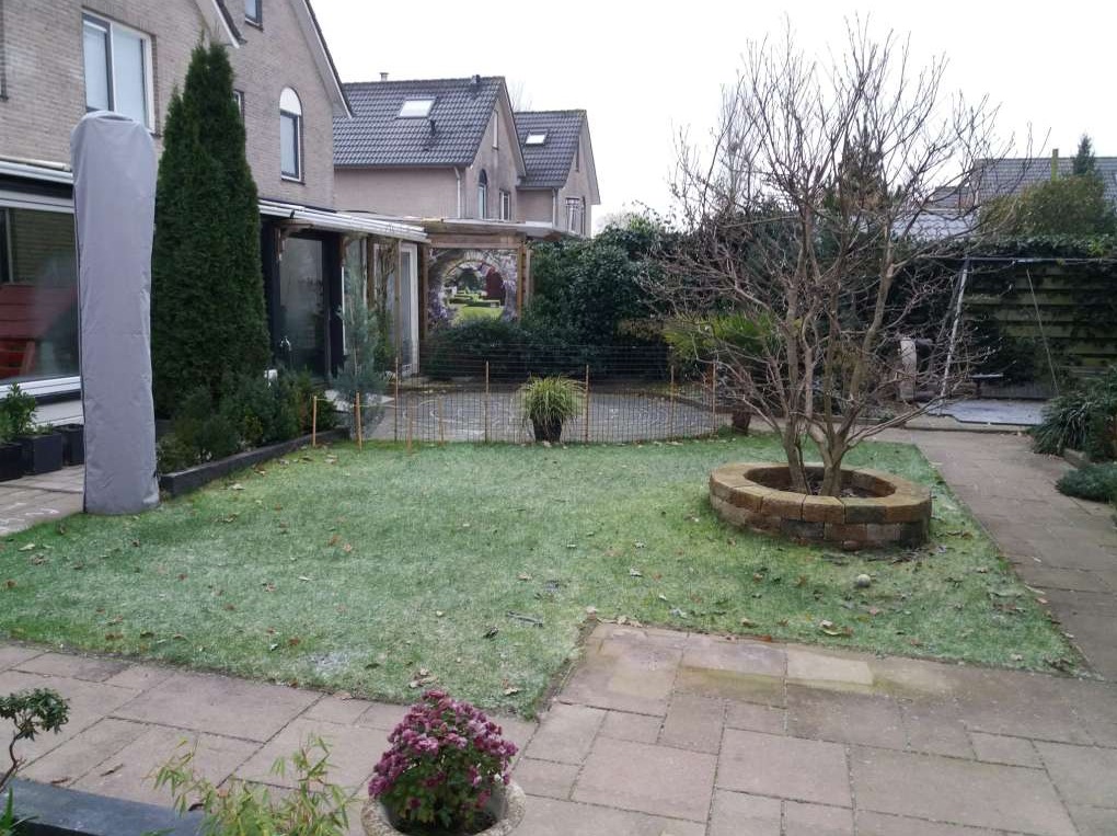 veilig omsloten achtertuin