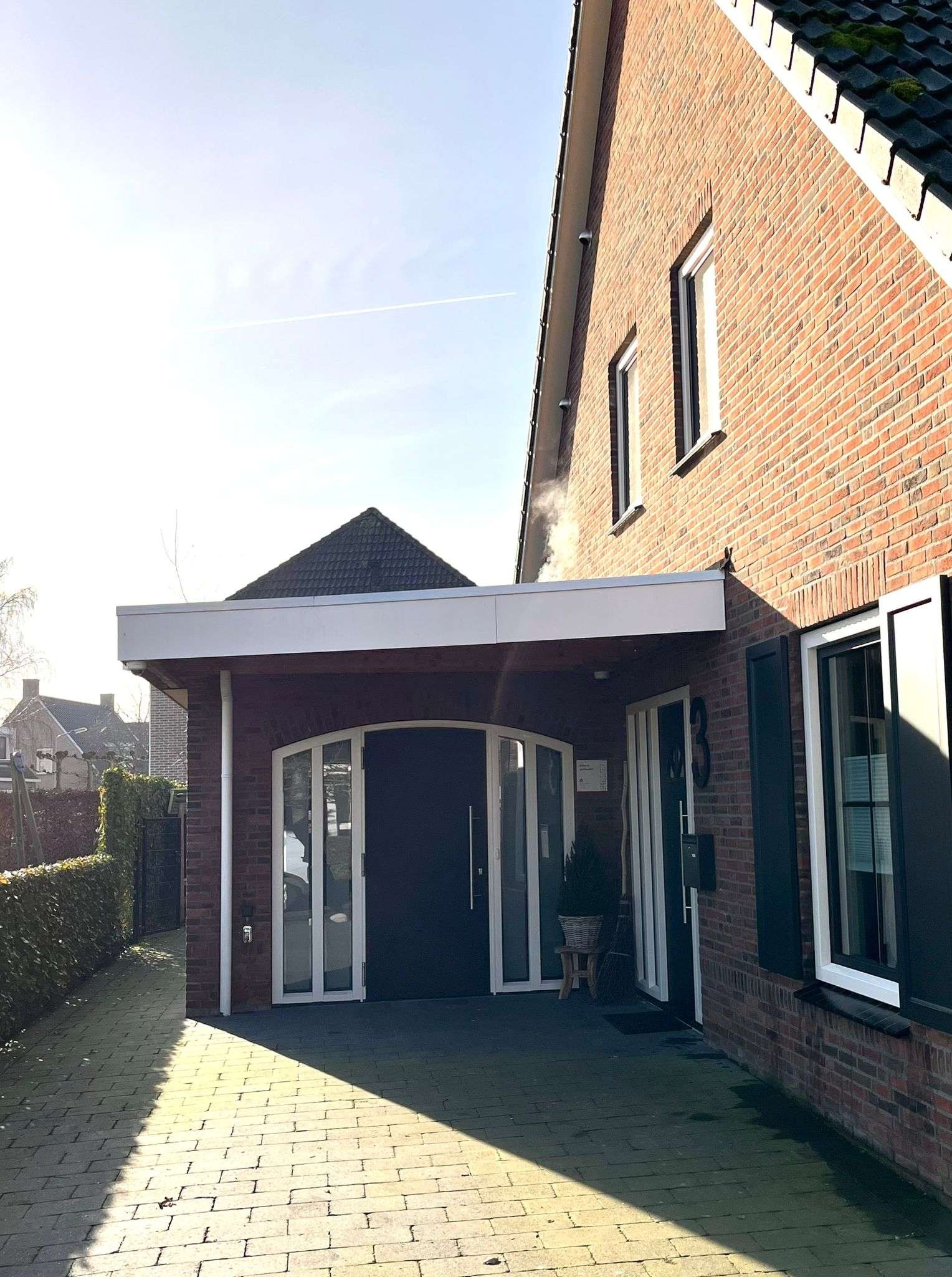 De ingang van de gastouderopvang 