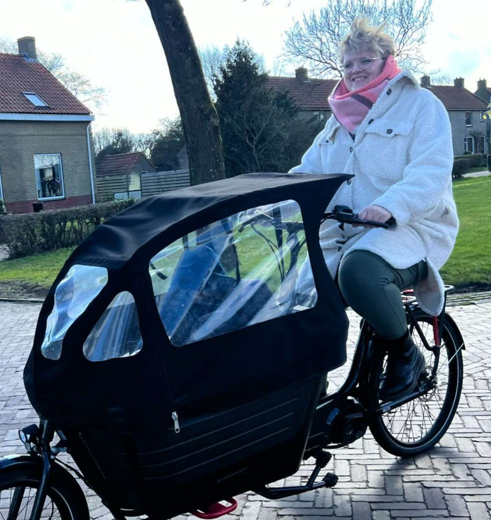 gezellig er op uit met de bakfiets