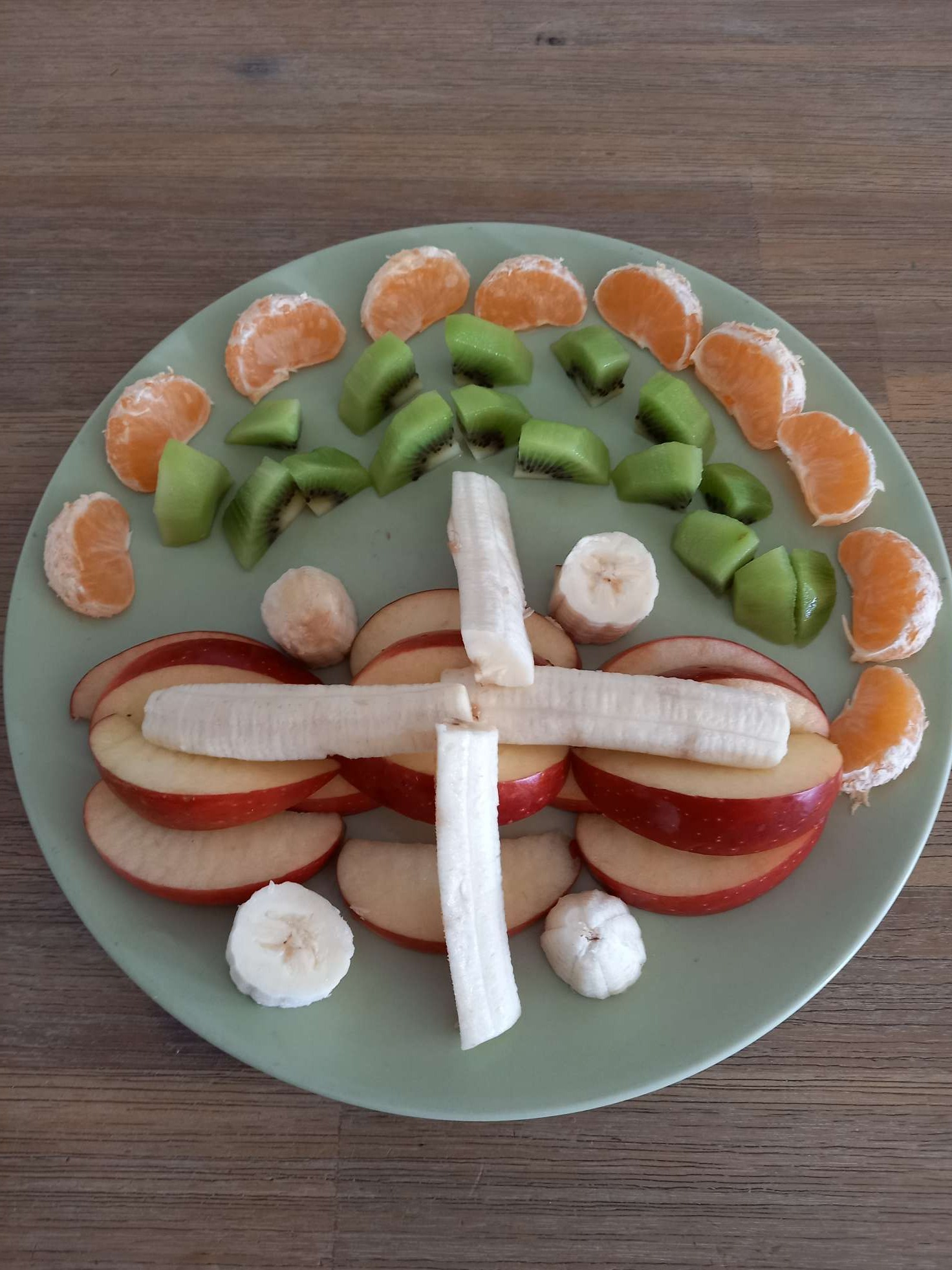 Samen een fruit mozaiek maken