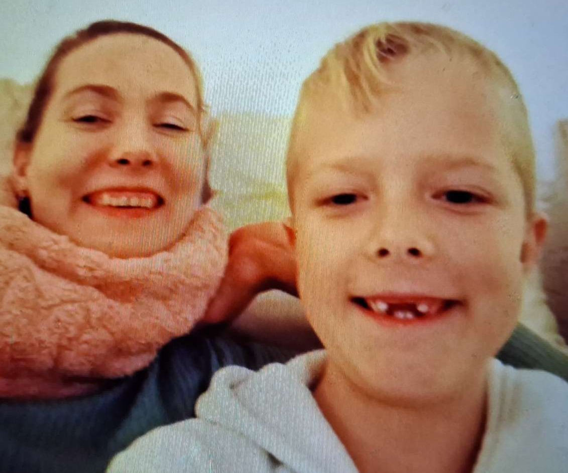 Samen met mijn zoontje Lars ( nu 7 jr )