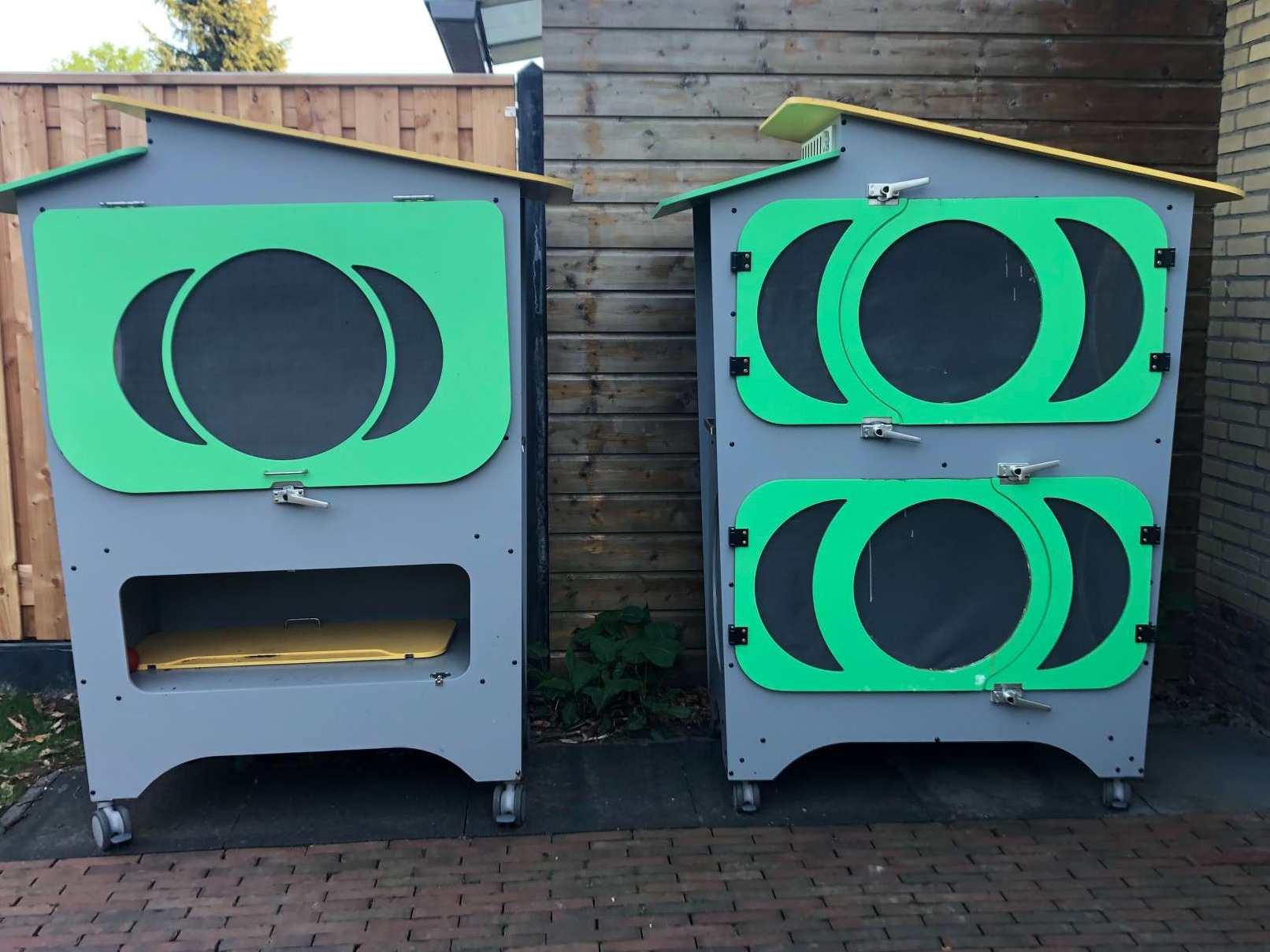 Optie tot buiten slapen.