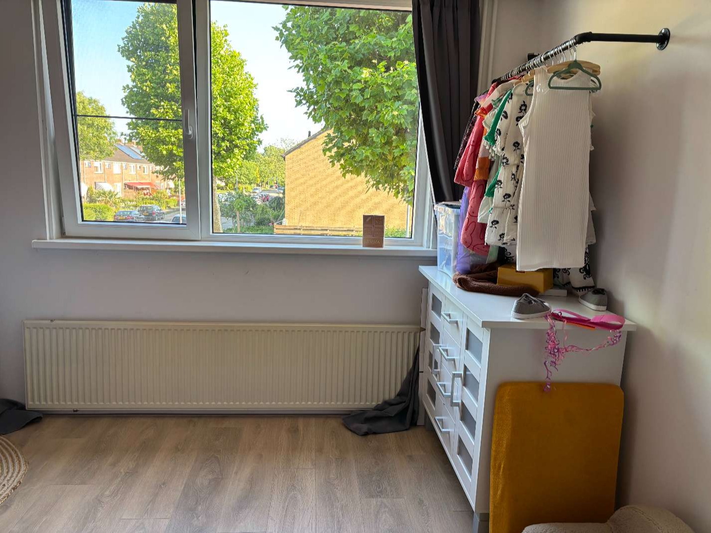 Ruimte voor een ledikant 