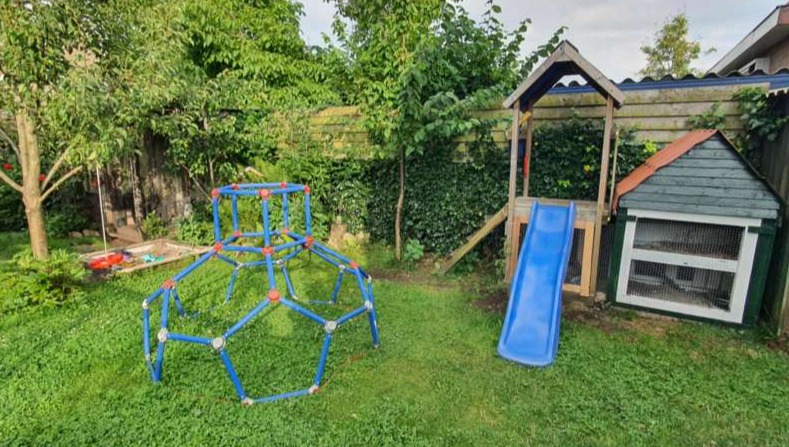 Heerlijk buiten spelen. 