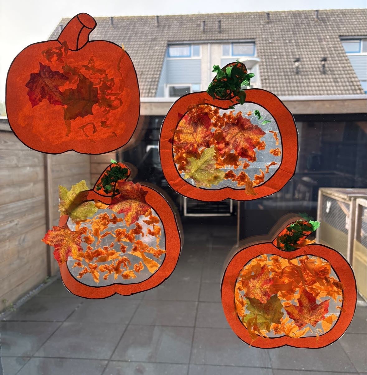 Hallo Herfst 🍁  mooie pompoenen gemaakt