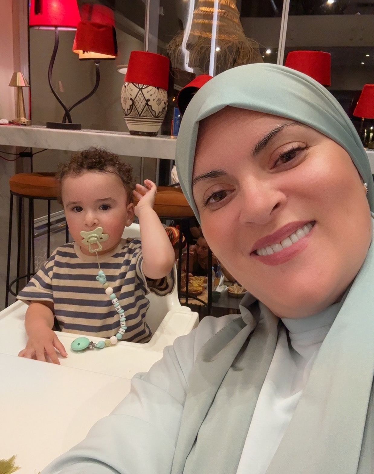 Mijn jongste zoontje en ik