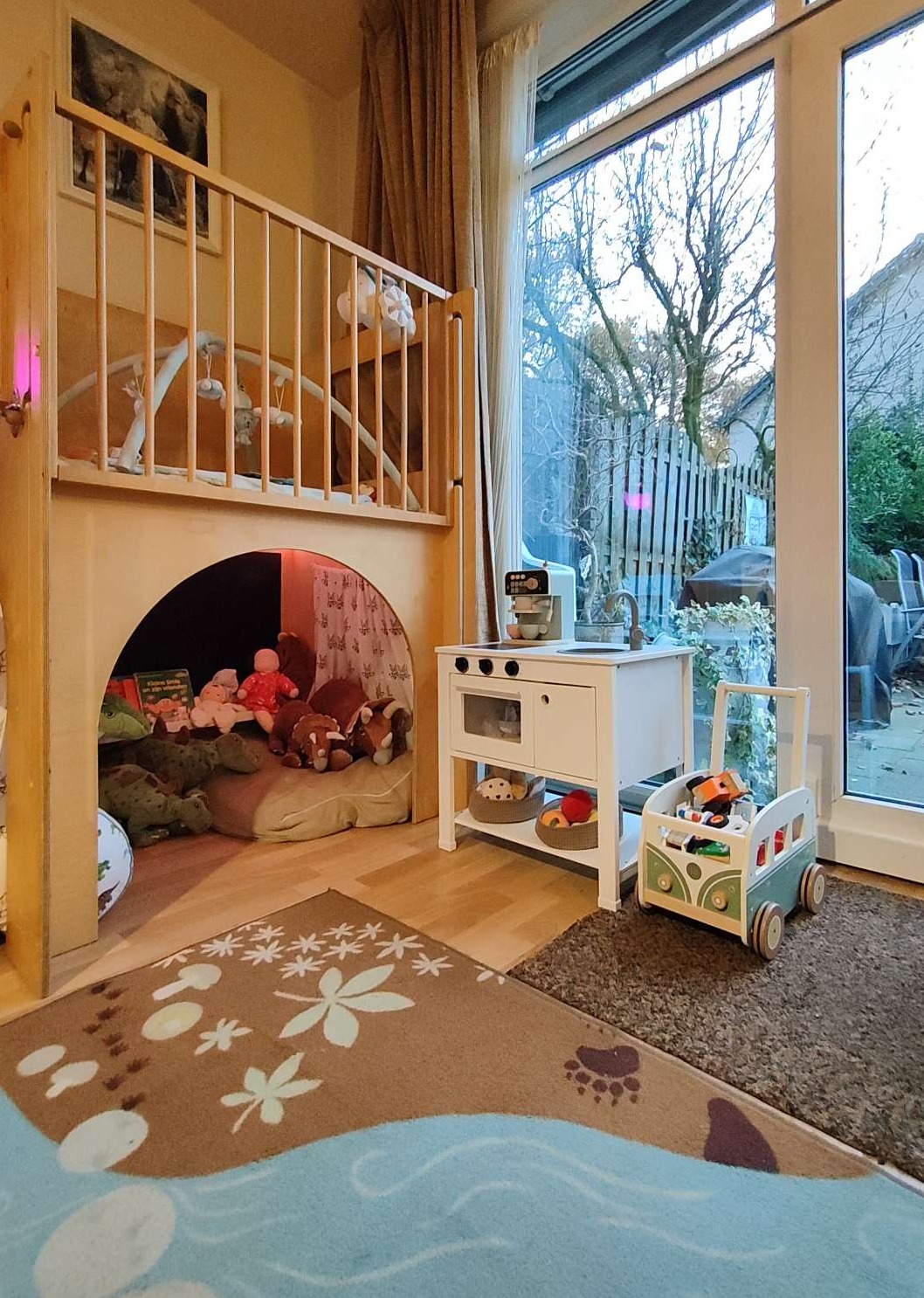 Gedeelte van het speelruimte 